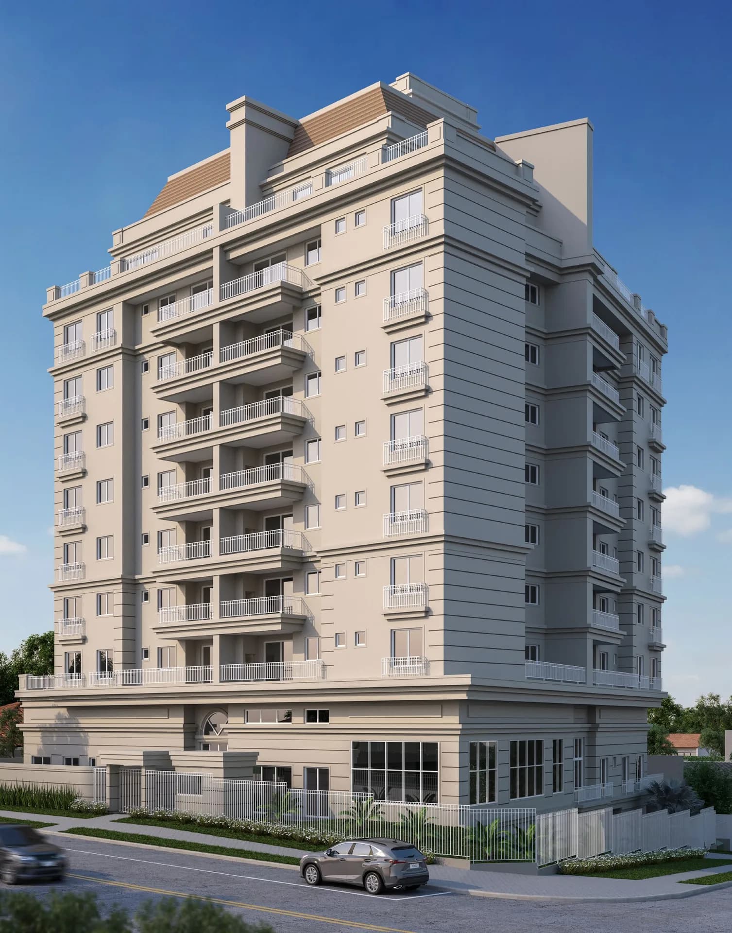 Terrasse Vincennes, Apartamento de alto padrão no Juvevê, Curitiba