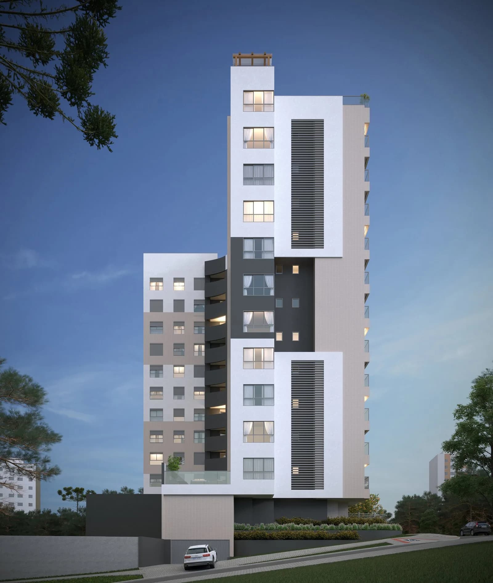 Reggia, Apartamento de alto padrão no Cristo Rei, Curitiba