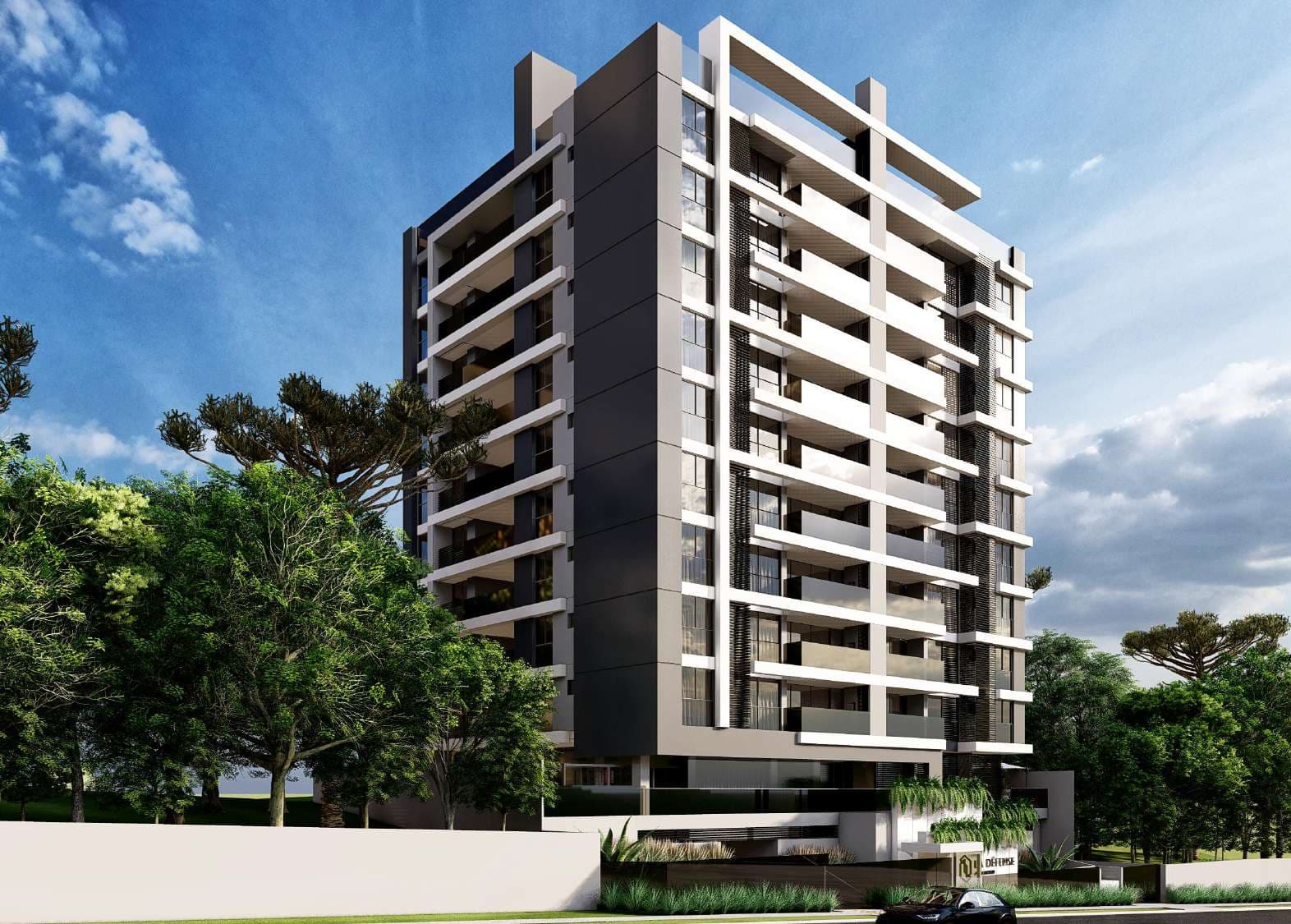 La Défense, Apartamento de alto padrão no Campina do Siqueira, Curitiba