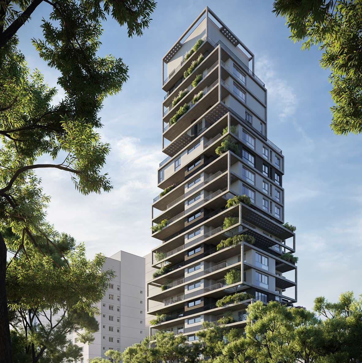 Noar, Apartamento de alto padrão no Cabral, Curitiba