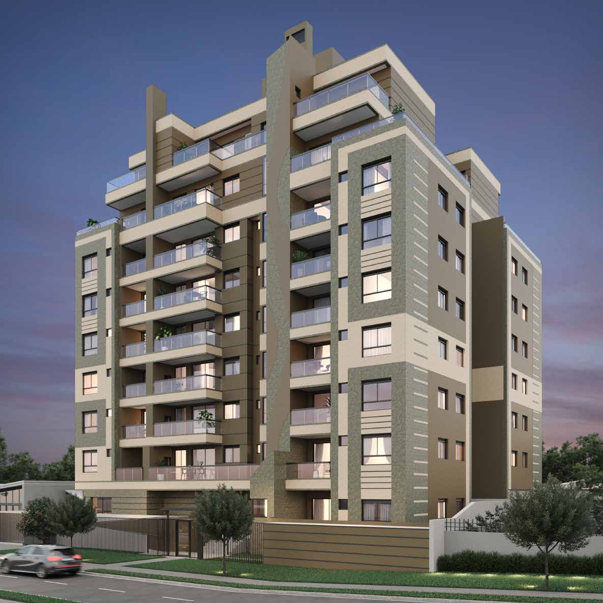Terrasse Cadeaux, Apartamento de alto padrão no Ahú, Curitiba