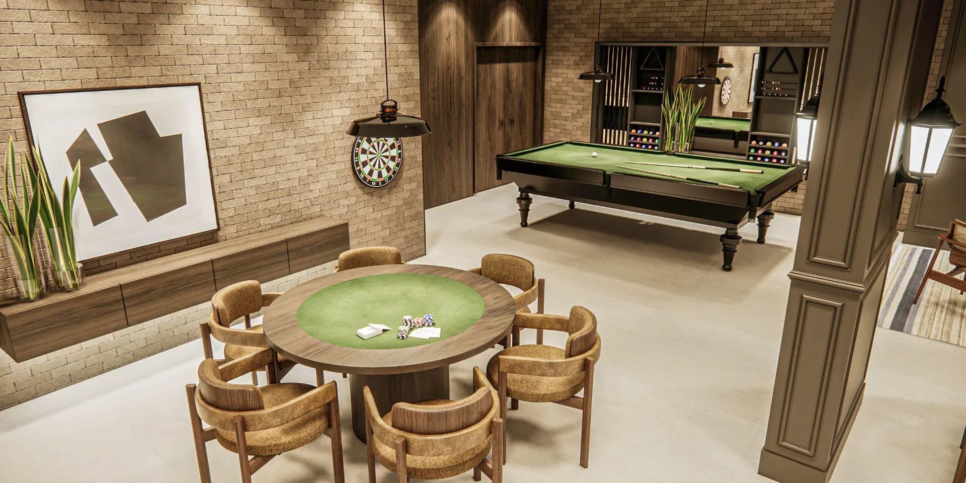 Sports bar, Arte Vert