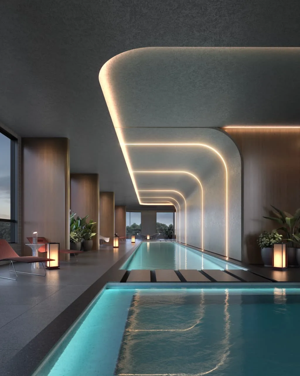 Piscina coberta, Pininfarina