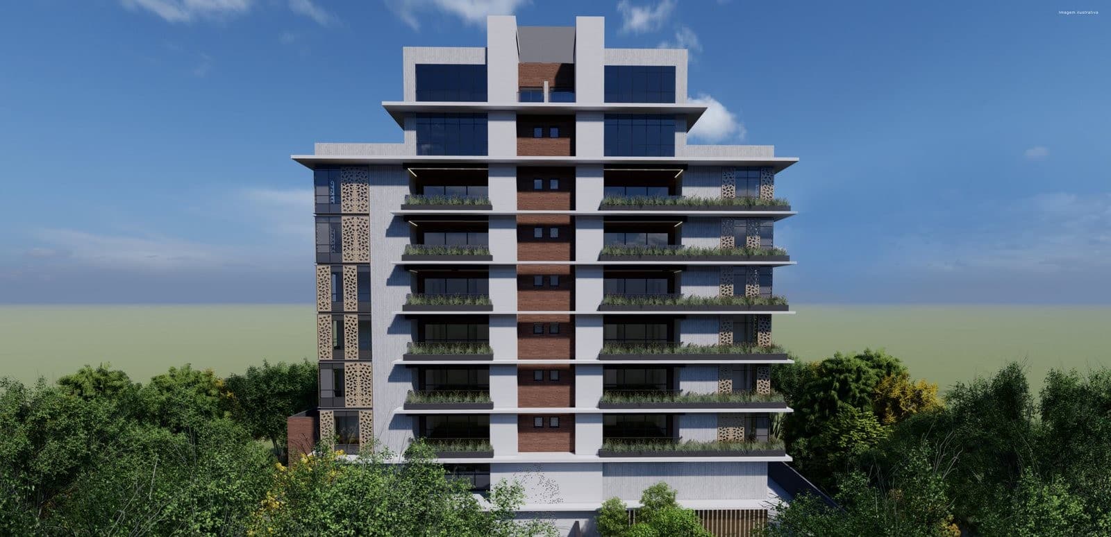 Edifício Amiero, Apartamento de alto padrão no Cabral, Curitiba