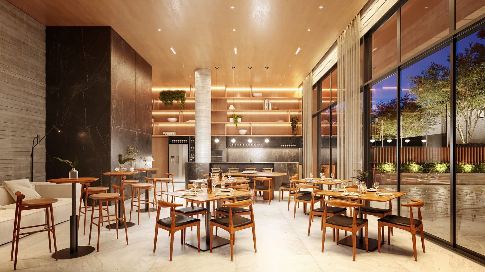 Área gourmet, Edifício Sublime