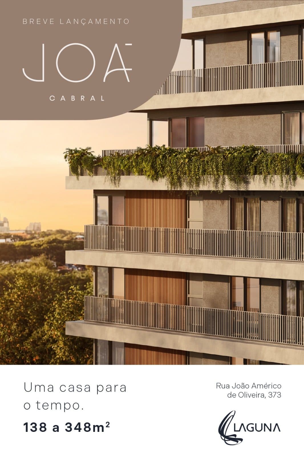JOÁ, Apartamento de alto padrão no Cabral, Curitiba