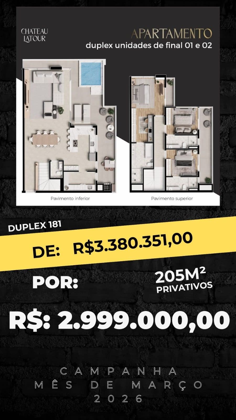 Empreendimento assinado pela Homs, em Curitiba